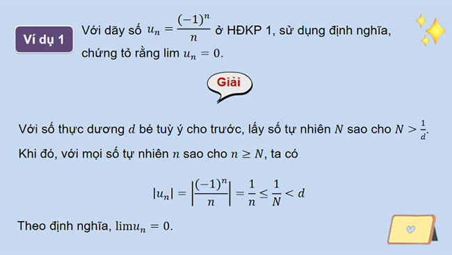 Giáo án PowerPoint Toán 11 Bài 1: Giới hạn của dãy số