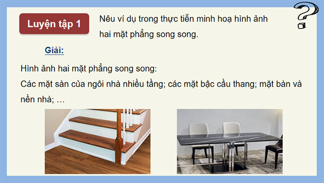 Hai mặt phẳng song song