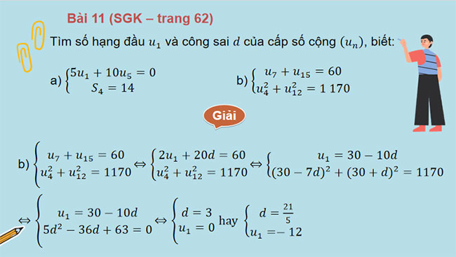 Giáo án PowerPoint Toán 11 Bài tập cuối chương 2: 