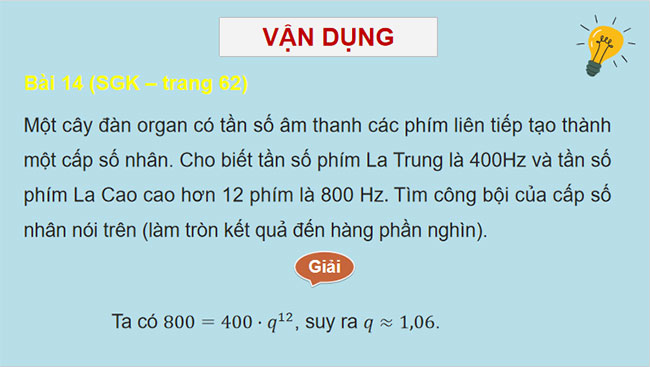 Giáo án PowerPoint Toán 11 Bài tập cuối chương 2: 