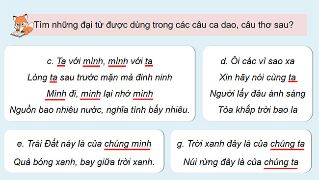 PowerPoint Luyện tập về đại từ
