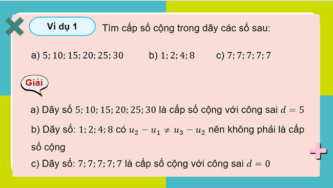 Giáo án PowerPoint Toán 11 Bài 2: Cấp số cộng