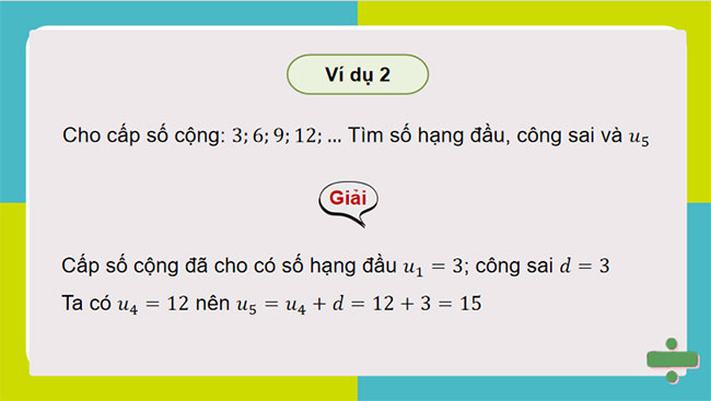 Giáo án PowerPoint Toán 11 Bài 2: Cấp số cộng