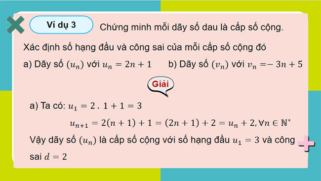 Giáo án PowerPoint Toán 11 Bài 2: Cấp số cộng
