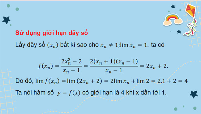 Giáo án PowerPoint Toán 11 Bài 2: Giới hạn của hàm số