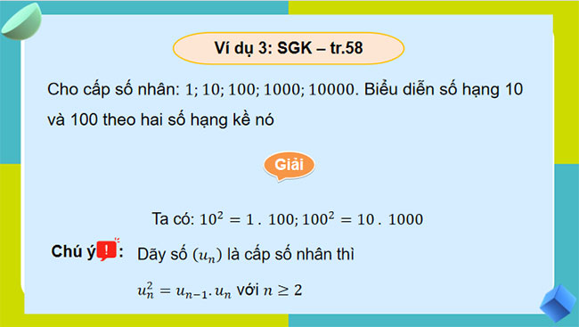 Giáo án PowerPoint Toán 11 Bài 3: Cấp số nhân