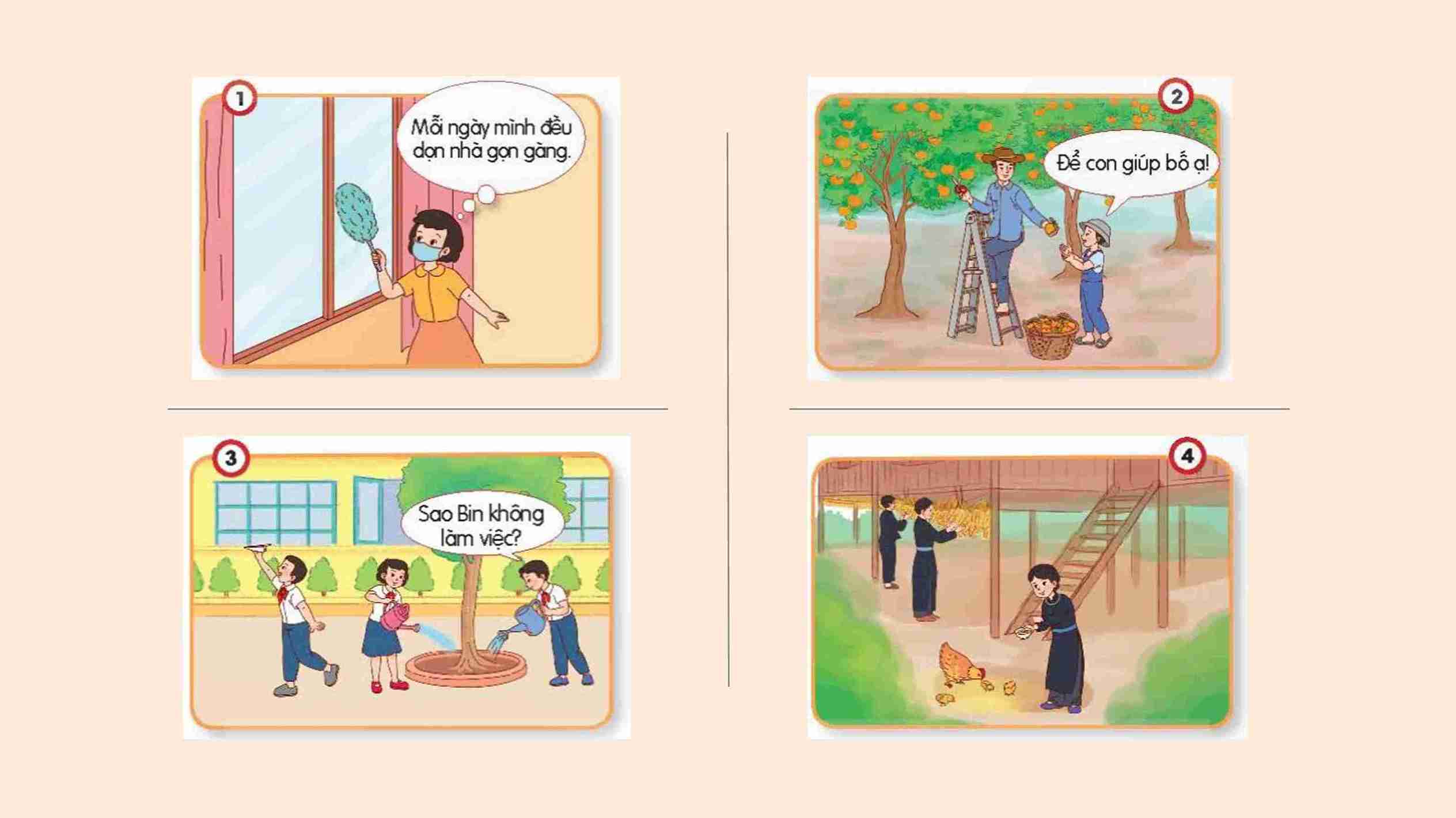 Bài 5: Em tích cực tham gia lao động