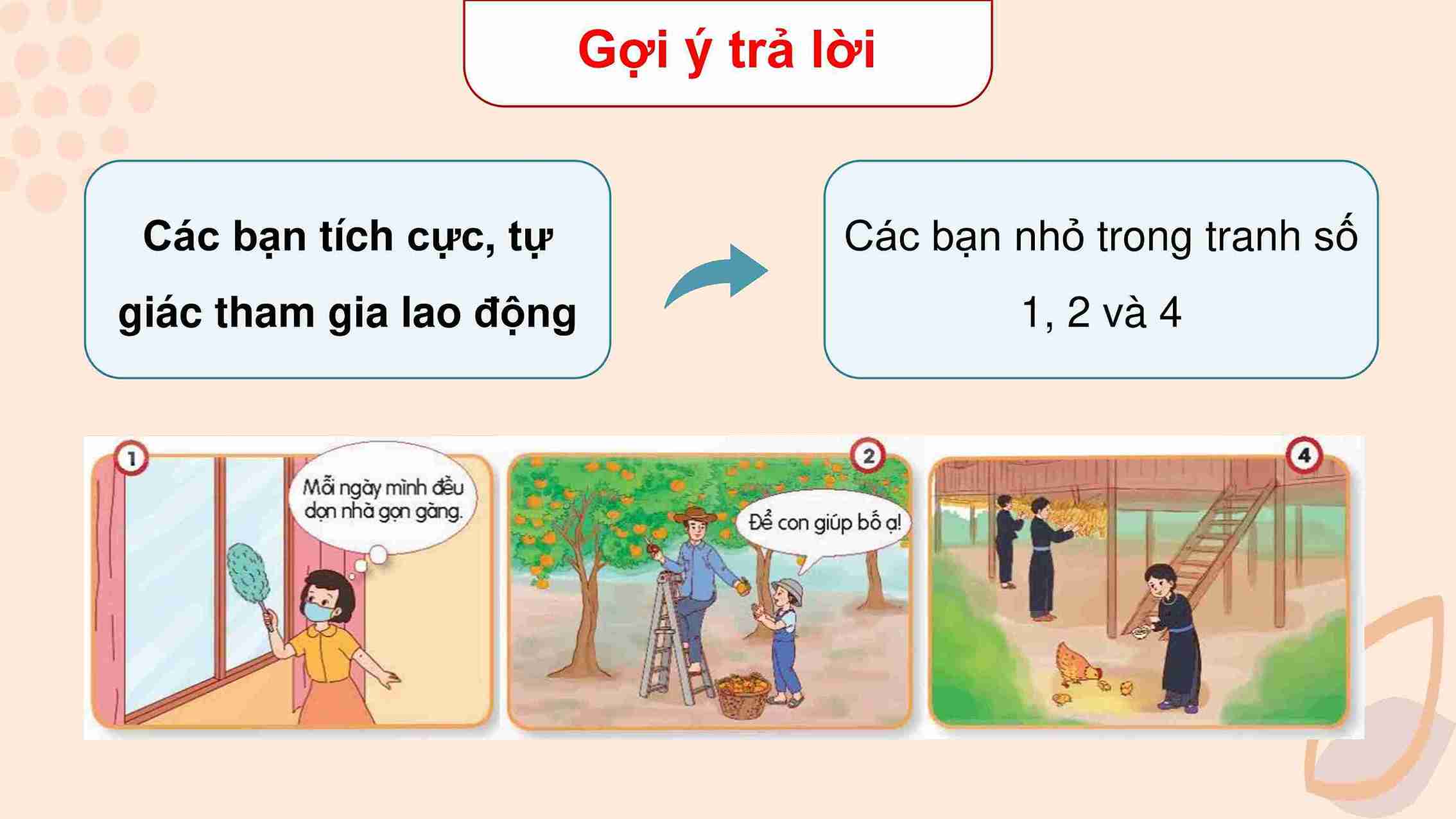 Bài 5: Em tích cực tham gia lao động