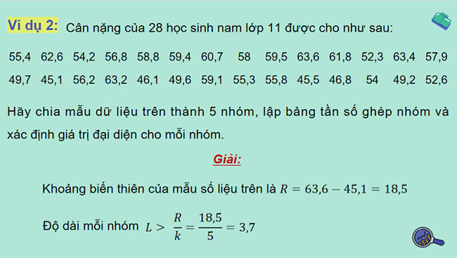 Số trung bình và mốt của mẫu số liệu ghép nhóm