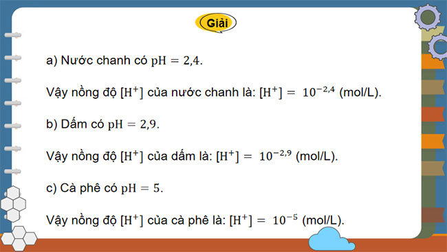 Ứng dụng lôgarit vào đo lường độ pH của dung dịch