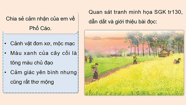 PowerPoint Đọc: Ngày xuân Phố Cáo