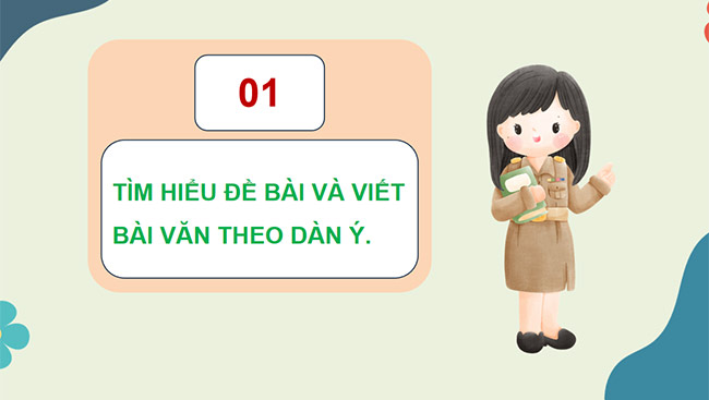 PowerPoint Viết bài văn kể chuyện sáng tạo (Bài viết số 3)