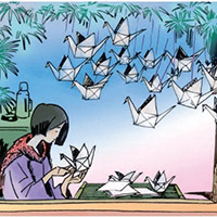 PowerPoint Tiếng Việt 5: Những con hạc giấy