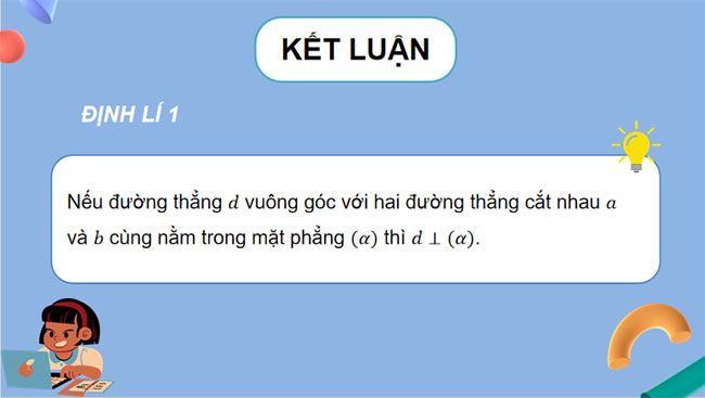 Đường thẳng vuông góc với mặt phẳng