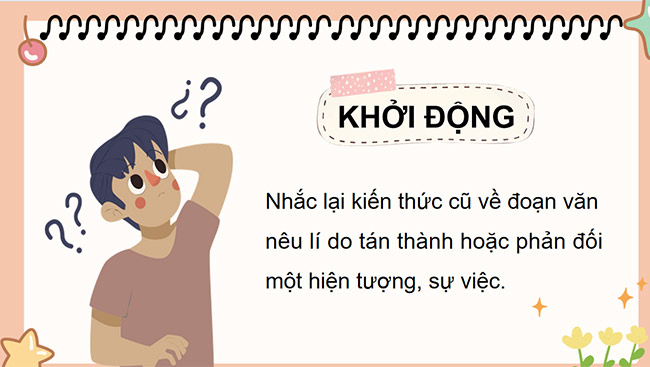 PowerPoint Tìm ý cho đoạn văn nêu lí do tán thành hoặc phản đối một hiện tượng, sự việc