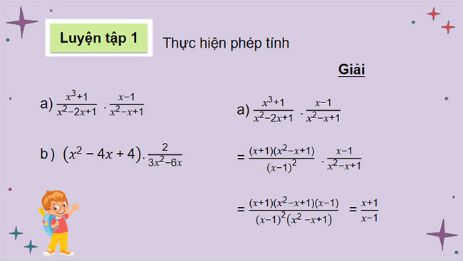 Phép nhân phép chia phân thức đại số