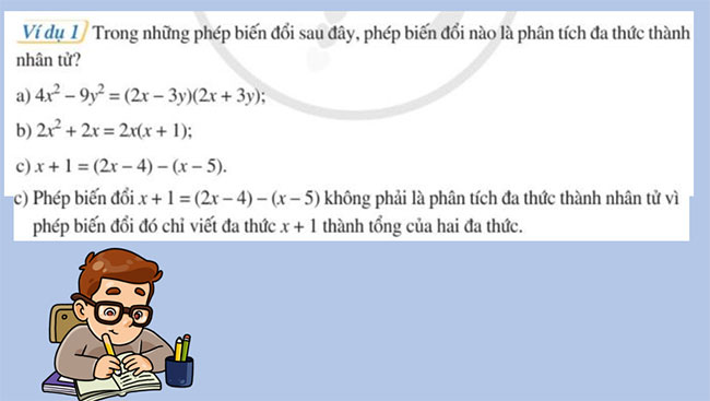 Vận dụng hằng đẳng thức vào phân tích đa thức thành nhân tử