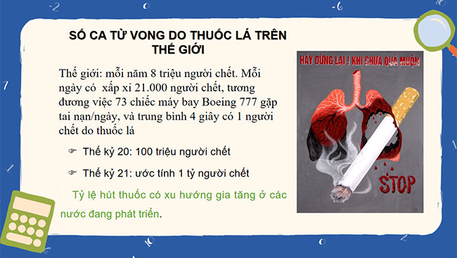 PowerPoint về phòng, chống tác hại của thuốc lá