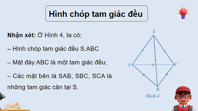 Hình chóp tam giác đều