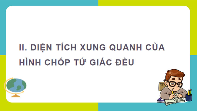 Hình chóp tứ giác đều