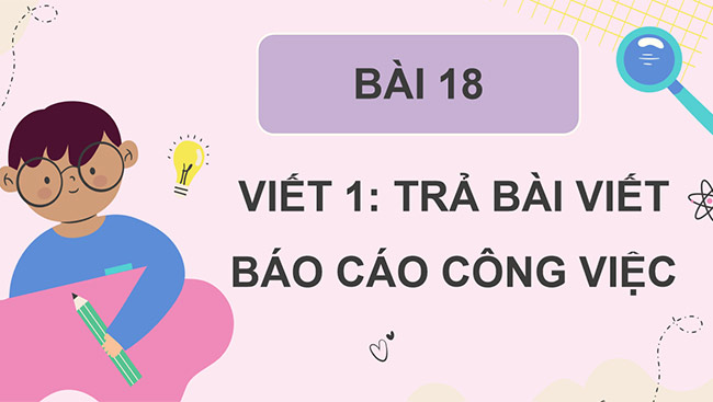 PowerPoint Trả bài viết báo cáo công việc