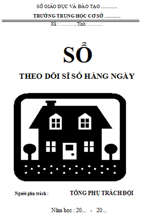 Bìa sổ kiểm diện học sinh