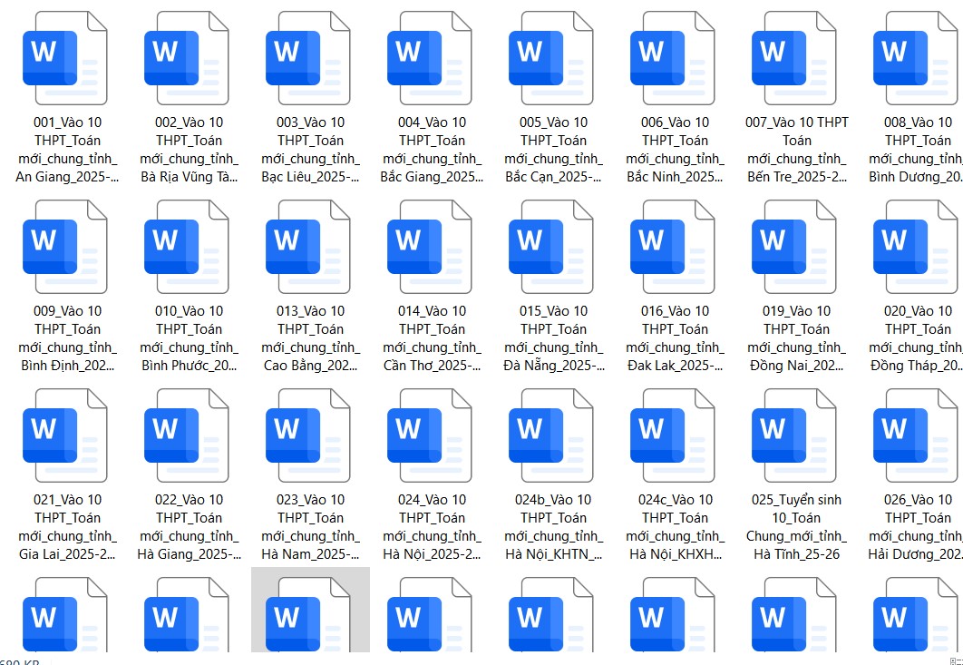 Đề thi tuyển sinh lớp 10 môn Toán 2025