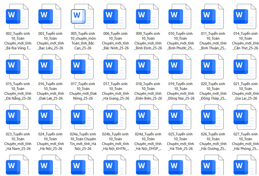 Bộ đề thi vào 10 chuyên Toán 2025 chính thức