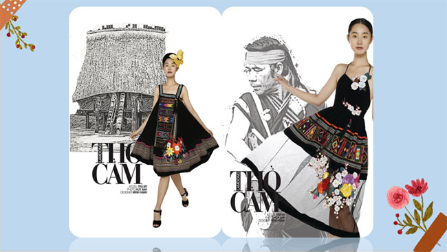 Thiết kế trang phục với họa tiết dân tộc