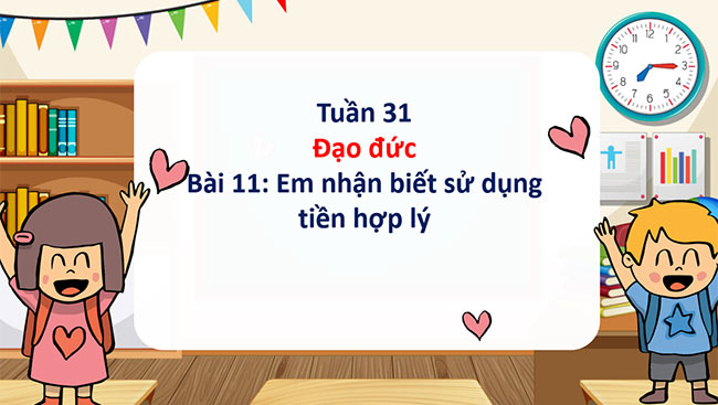 PowerPoint Đạo đức 5 Em nhận biết việc sử dụng tiền hợp lí