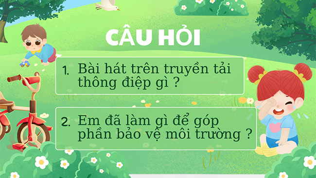 PowerPoint Đạo đức 5 Em bảo vệ môi trường sống