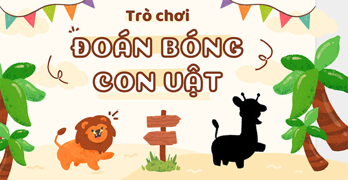 Giao diện PowerPoint Trò chơi Đoán bóng con vật