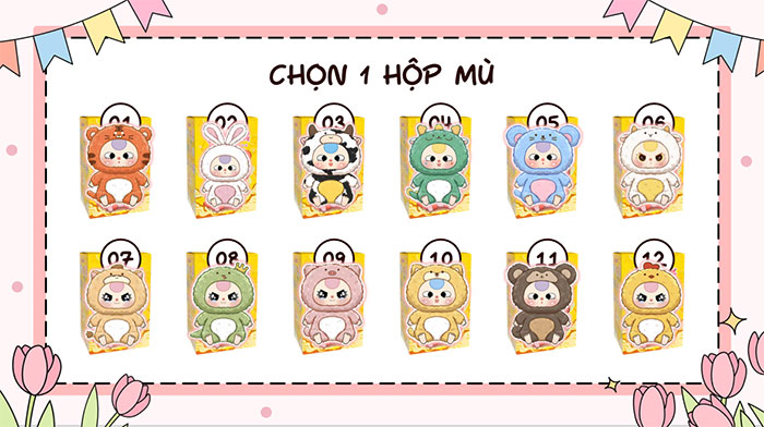 PowerPoint Trò chơi Hộp mù Baby Three Free