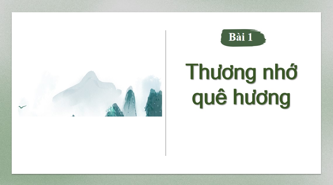 Giáo án PowerPoint Văn 9 CTST Bài Quê hương