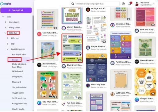 Cách sử dụng Canva Pro Education để thiết kế