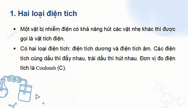 Giáo án PowerPoint Vật lí 11 Bài 11: Định luật Coulomb về tương tác tĩnh điện