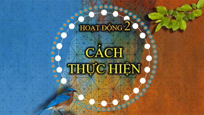 Tranh trang trí với màu tương phản