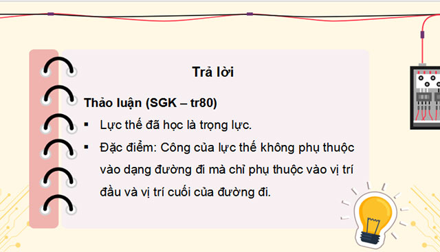 Giáo án PowerPoint Vật lí 11 Bài 13: Điện thế và thế năng điện