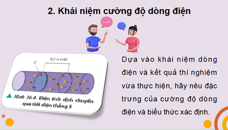 Giáo án PowerPoint Vật lí 11 Bài 16: Dòng điện Cường độ dòng điện