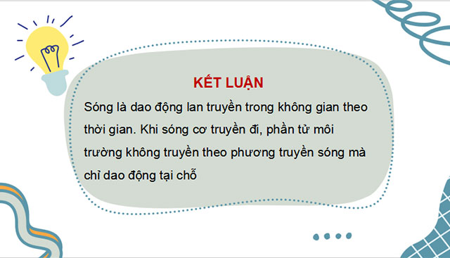 Giáo án PowerPoint Vật lí 11 Bài 5: Sóng và sự truyền sóng