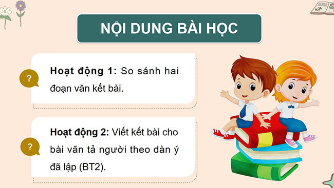 PowerPoint Luyện tập tả người (Viết kết bài)