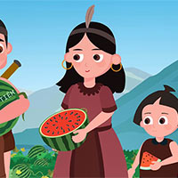 PowerPoint Tiếng Việt 5 Bài 4: Sự tích dưa hấu