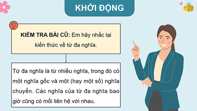 PowerPoint Luyện tập về từ đa nghĩa