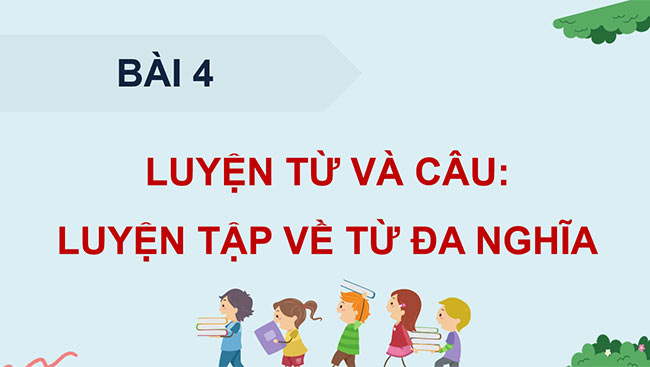 PowerPoint Luyện tập về từ đa nghĩa