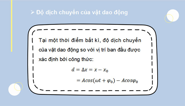 Giáo án PowerPoint Vật lí 11 Bài 2: Phương trình dao động điều hoà