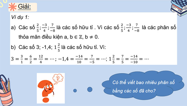 Giáo án PowerPoint Toán 7 Bài 1: Tập hợp các số hữu tỉ