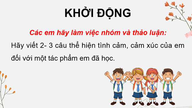 PowerPoint Viết đoạn văn thể hiện tình cảm, cảm xúc (Cấu tạo của đoạn văn)