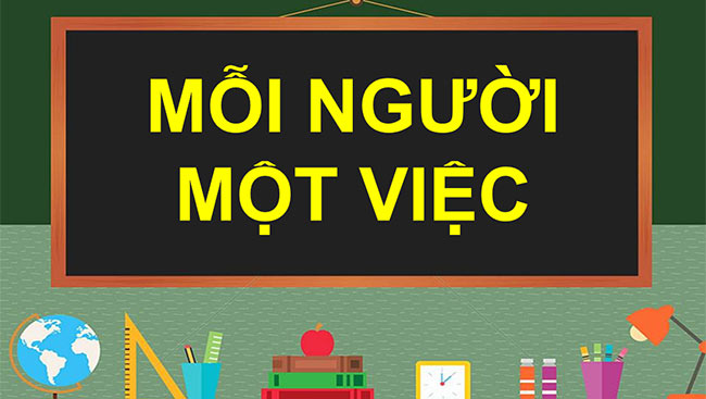 PowerPoint Đọc: Mỗi người một việc