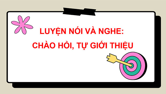 PowerPoint Chào hỏi, tự giới thiệu