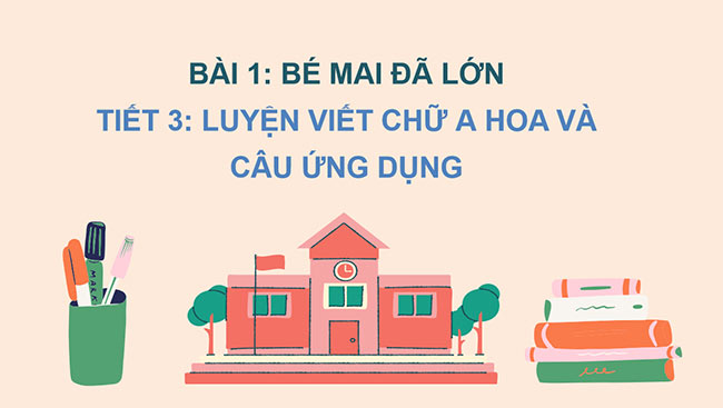 PowerPoint Viết chữ hoa A